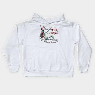 Wine Christmas Kids Hoodie